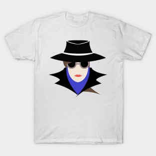 Lady Black (cauc): A Cybersecurity Design T-Shirt